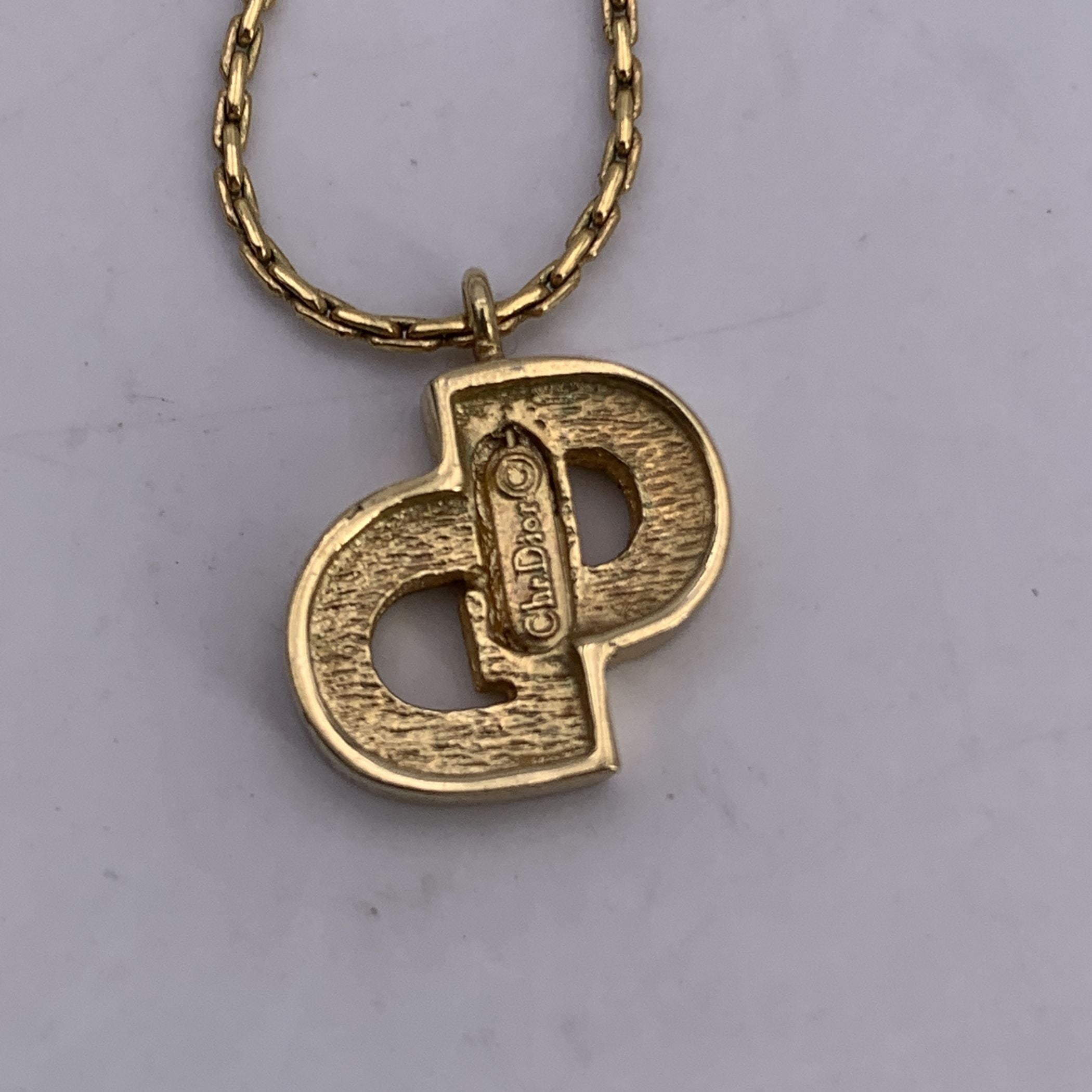 Dior Metal Necklace Monogramme