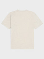 CELINE Loose Cotton Jersey Short Sleeve T-Shirt Beige