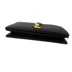 SAINT LAURENT YSL Card Case 613536 Black Black  Dress