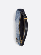 Saddle Rodeo Pouch Bag Blue Dior