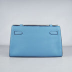 Hermes Kelly 22cm Handbag H008 Light Blue