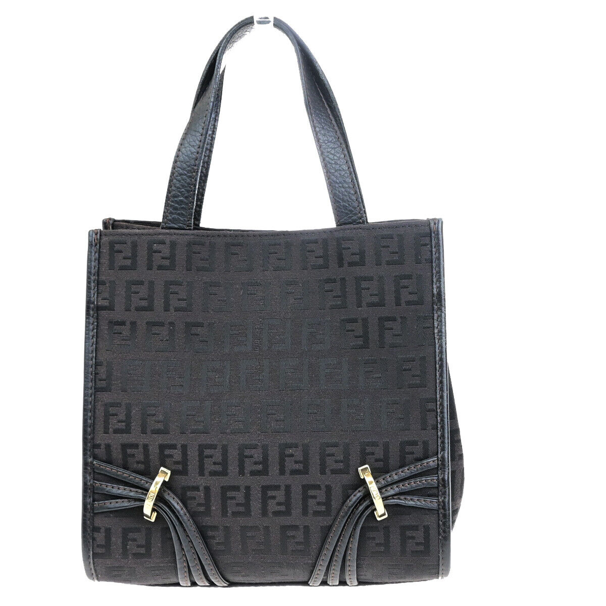 Fendi Zucchino  Canvas Shoulder Bag ()