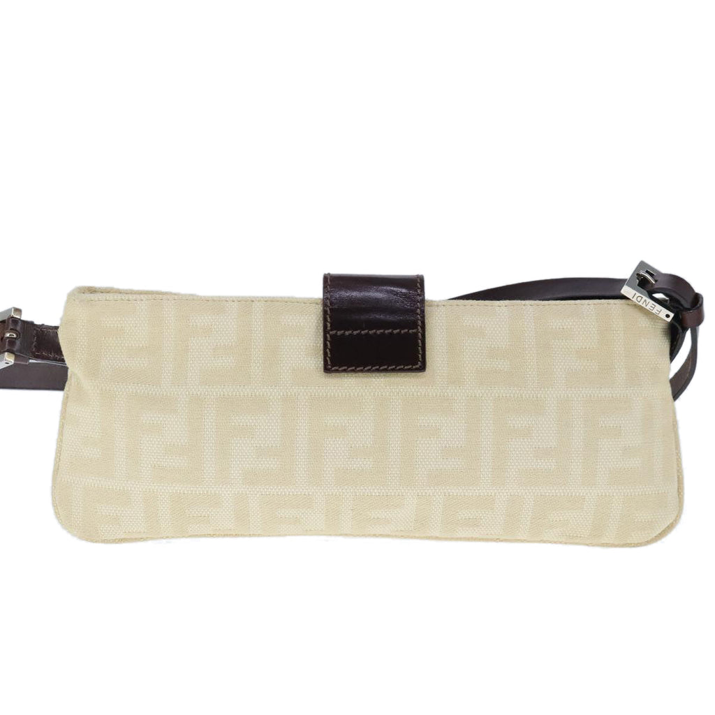 Fendi Baguette  Canvas Shoulder Bag ()