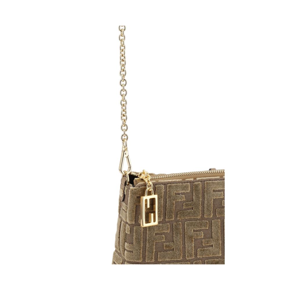 Fendi Monogram FF Clutch Women's Bag