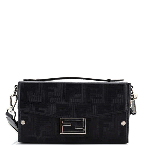 FENDI Baguette Soft Trunk Bag Zucca Leather