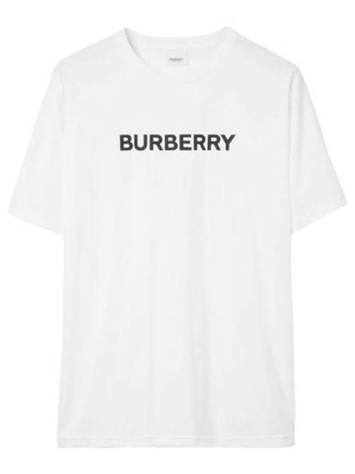 Burberry Logo Print Short Sleeve T-Shirt White
