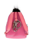 Fendi Bug Backpack Key Holder Pink