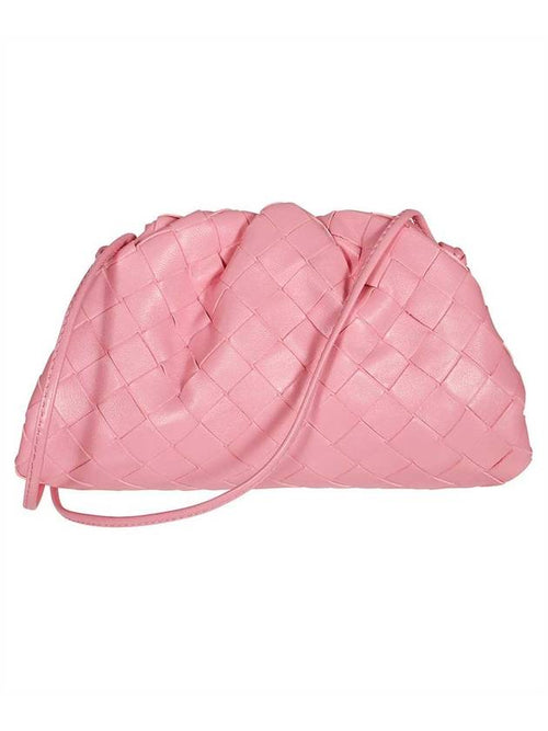 Bottega Veneta Intrecciato Mini Pouch Bag Pink