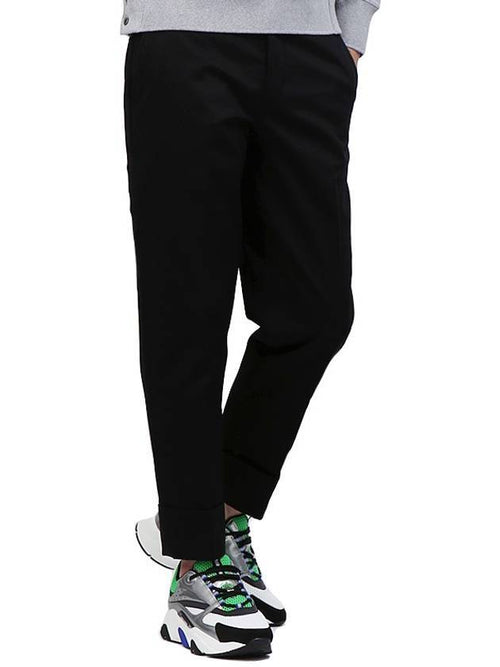 Roll-Up Sideline Straight Pants Black Dior