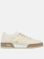 Fendi Match Mesh Low Top Sneakers White