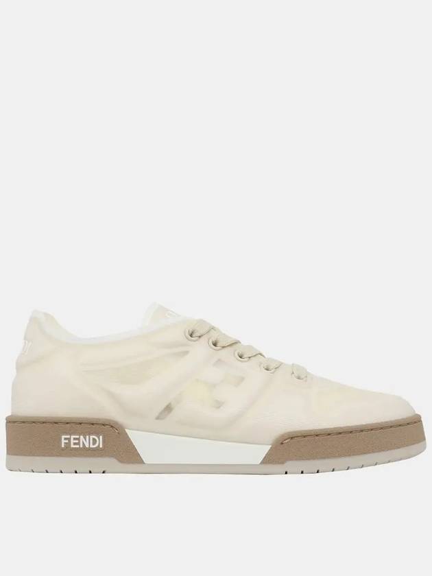 Fendi Match Mesh Low Top Sneakers White