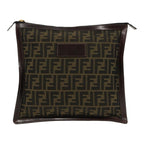 Fendi Zucca  Canvas Clutch Bag ()