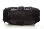 Fendi CROSSWORDS Black Woven Mesh Tote