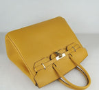 Hermes Birkin 35cm Togo Leather Handbags Yellow Golden