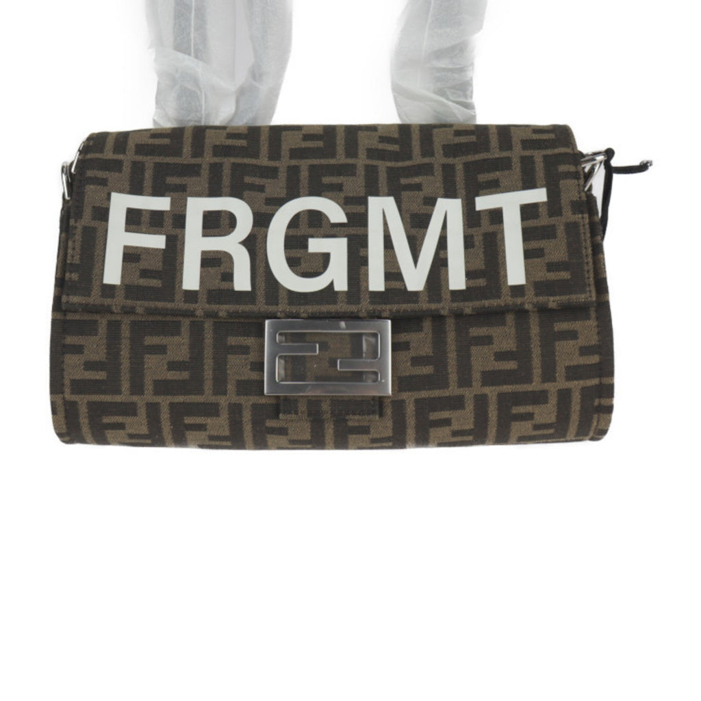 Fendi Baguette   Canvas Handbag Shoulder Bag Tote Bag ()