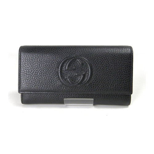 Gucci Interlocking Leather Long Wallet