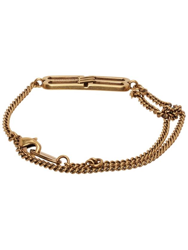 Balenciaga BB Icon Logo Tangled Bracelet