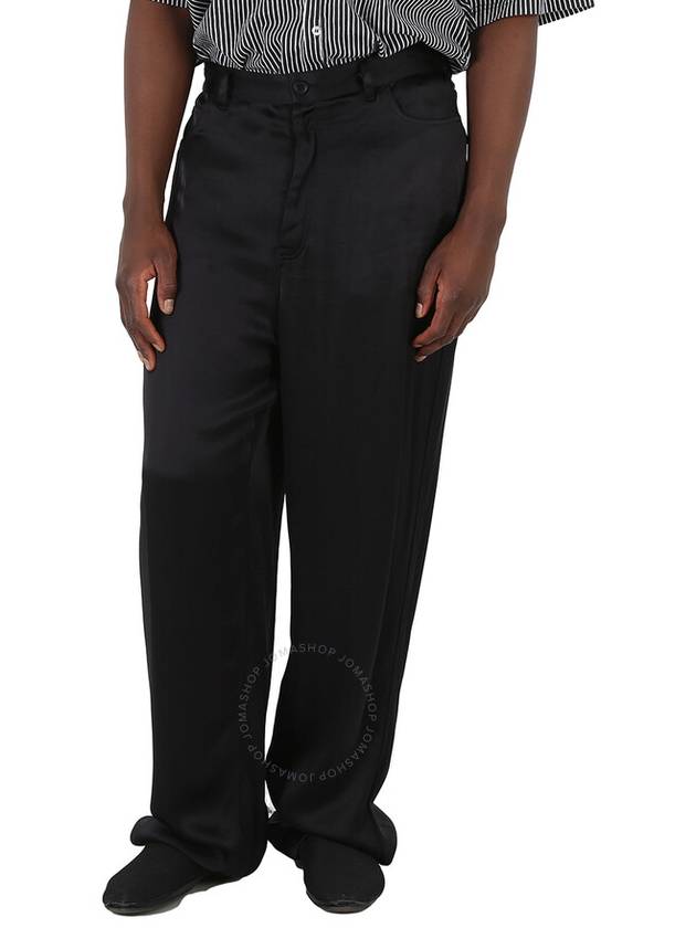 Balenciaga Balenciaga Men's Black 5-Pocket Fluid Tailored Trousers, Brand Size 46 (Waist Size 30")