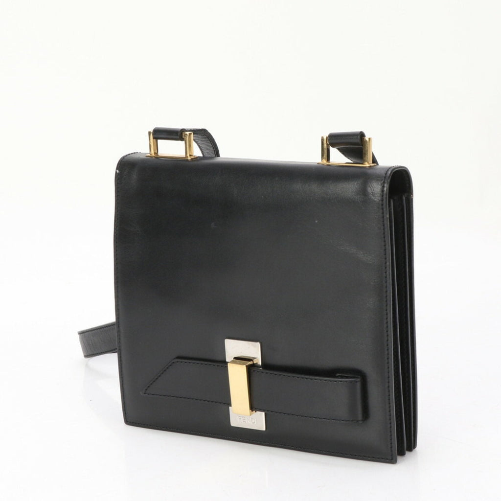 Fendi  Leather Handbag Shoulder Bag Tote Bag ()