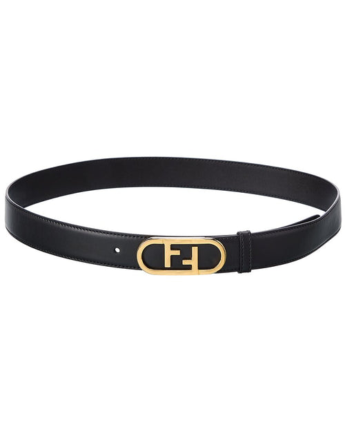 FENDI FF Leather Belt