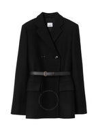 Burberry Double Breasted Belt Blazer 8071025