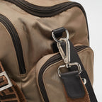 Fendi Beige Nylon Ff Logo Changing Bag