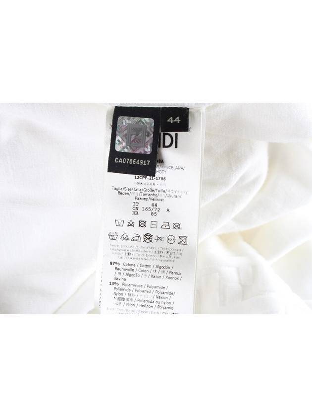 Fendi FF logo pants white 44 28