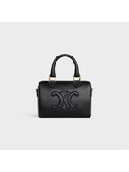 CELINE Boston Small Smooth Calfskin Tote Bag Black