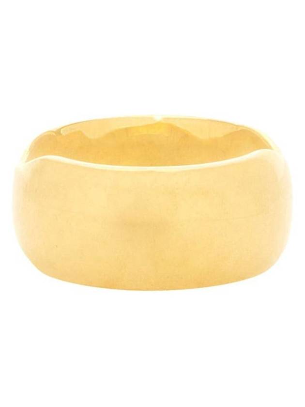 Balenciaga engraved logo polished finish ring 765847TZ99G