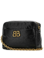 Balenciaga Monaco Camera Small Cross Bag Black