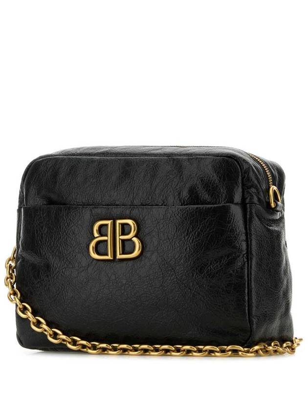 Balenciaga Monaco Camera Small Cross Bag Black