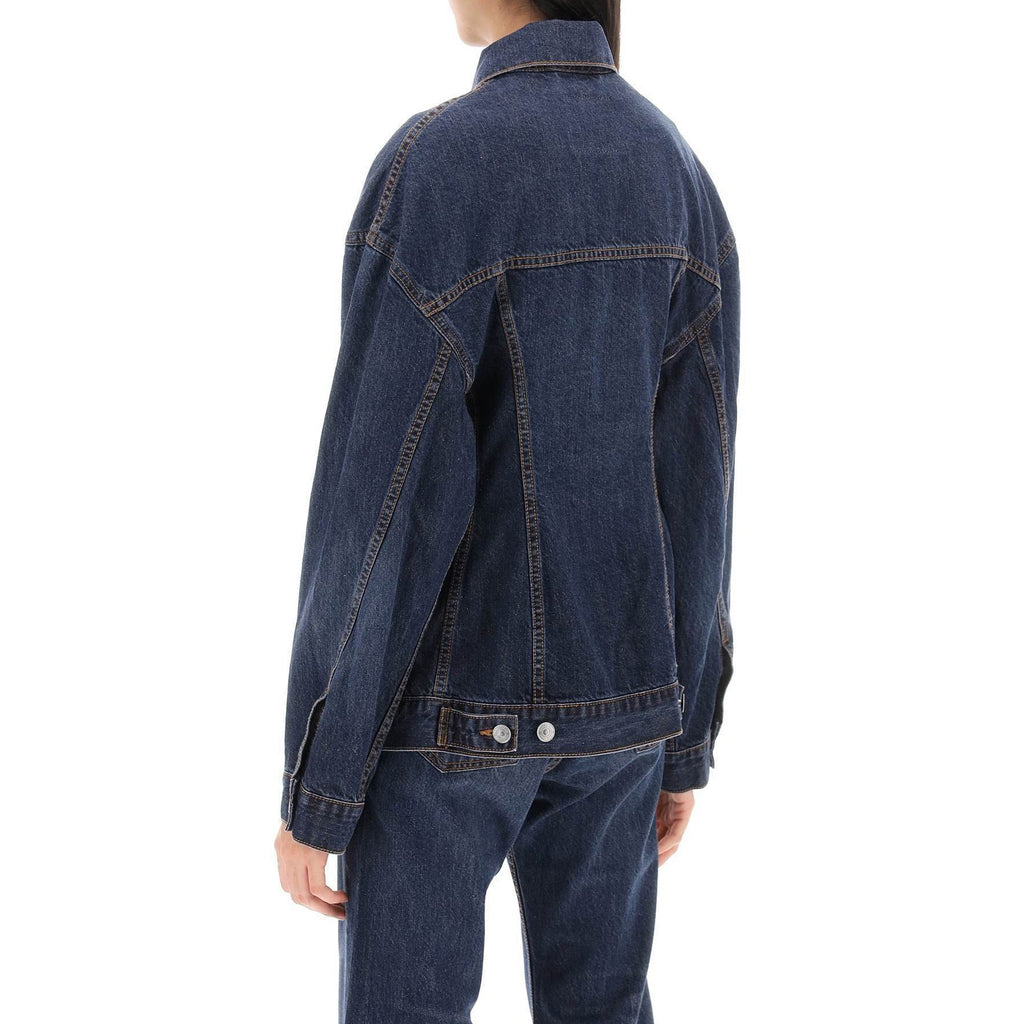 Balenciaga 'Hourglass' Denim Jacket Women