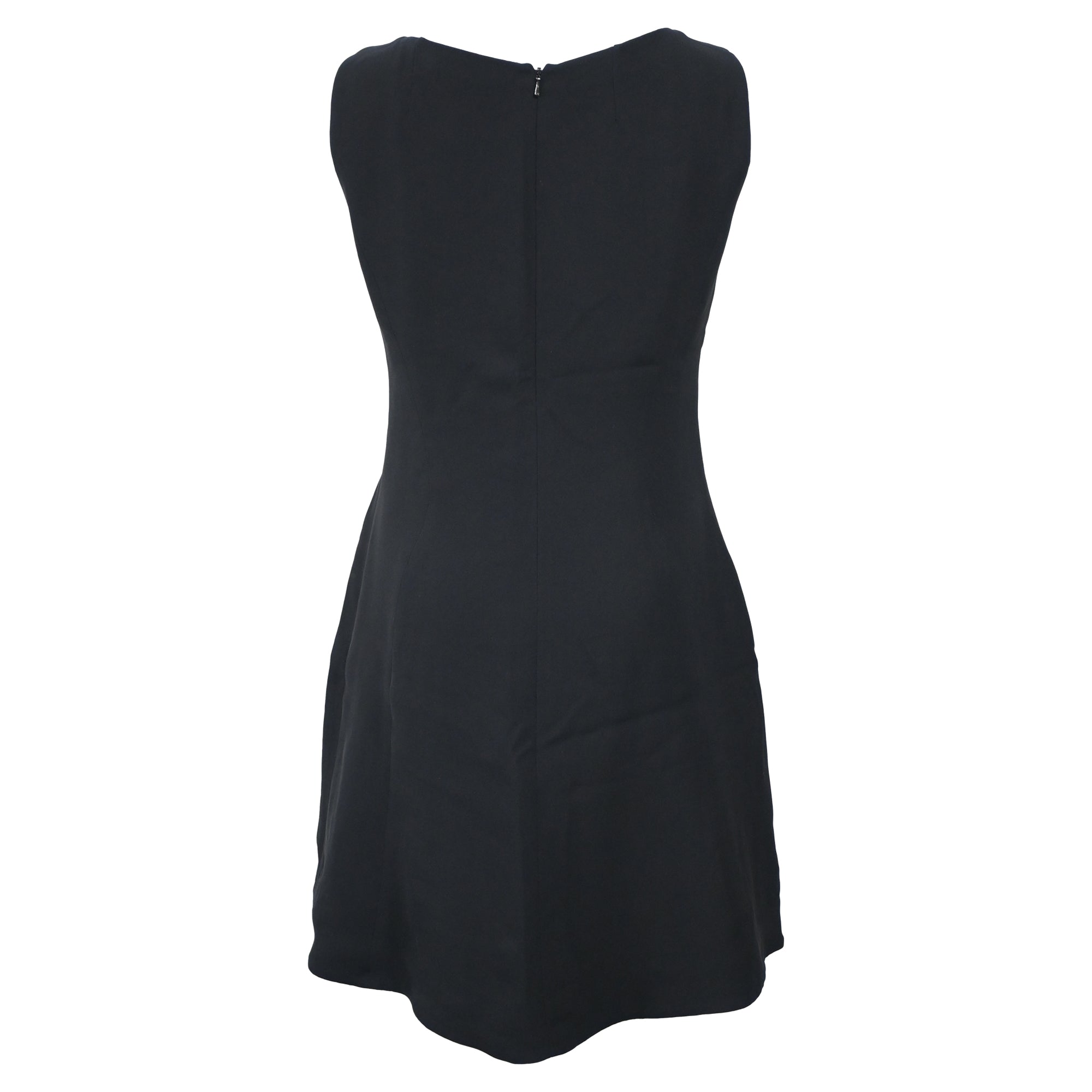 Dior Sleeveless Mini Dress in Black Silk
