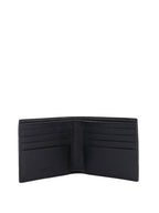 Bottega Veneta Intrecciato Leather Half Wallet Black
