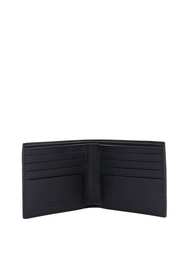 Bottega Veneta Intrecciato Leather Half Wallet Black