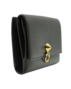 Fendi DotCom Continental Long Wallet in Black Leather