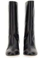 Fendi Karligraphy Logo Middle Boots Black