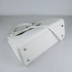 Hermes Kelly 32cm Togo Leather Handbag 6108 White Silver