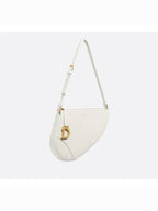 Saddle Rodeo Goatskin Pouch Bag Latte Dior