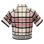 Christian Dior Buttoned Tweed Shirt in Multicolor Wool