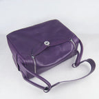 Hermes Lindy 34cm handbag 6208 purple Silver