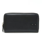 FENDI FENDI Monster Bugs Round Fassner Long Wallet Leather Black Black Silver Gold 7M0210