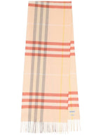 Burberry Check Cashmere Scarf Teacup