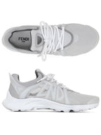 Fendi 3D Rubber Logo Low Top Sneakers White