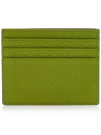 Fendi Baguette Leather Card Wallet Grey