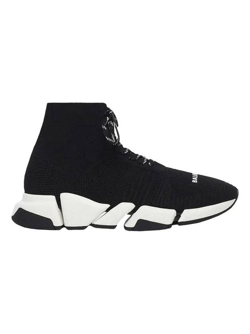 Balenciaga Speed 2.0 Lace-Up High-Top Sneakers Black