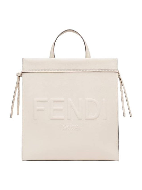 Fendi Go To Shopper Medium Tote Bag Beige