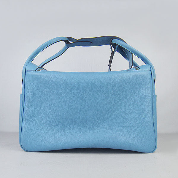 Hermes Lindy 34cm handbag 6208 light blue