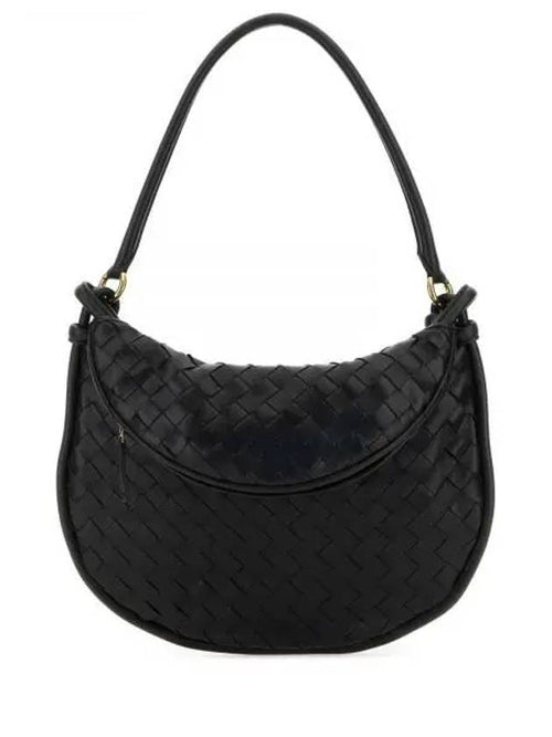 Bottega Veneta Intrecciato Gemelli Medium Tote Bag Black