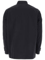 Fendi Nylon Long Sleeve Shirt Blue